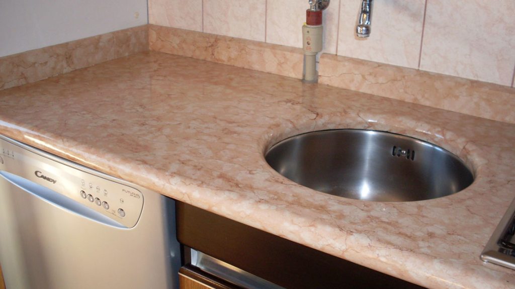 Piano cucina in marmo